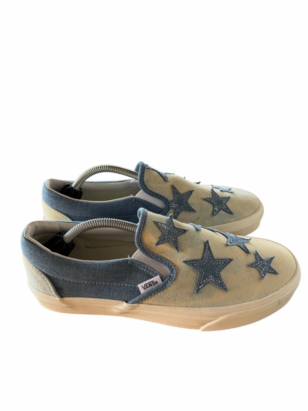 Vans NEW Unisex Starry Night Denim Classic Slip On Shoe Size 8.5 or 7 #260125